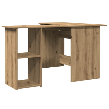 Escritorio De Esquina Madera Contrachapada 120X140X75 Cm
