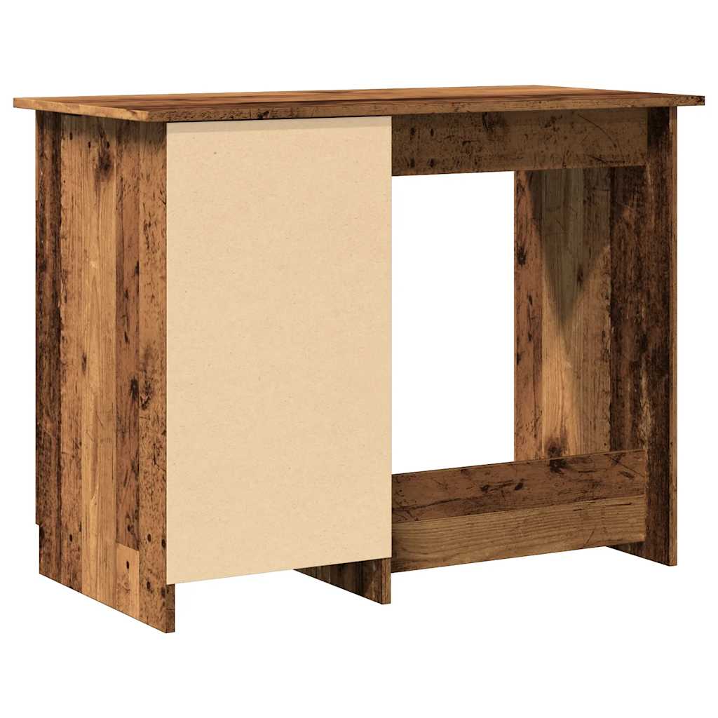 Escritorio De Madera De Ingeniería Envejecida 100X50X76 Cm