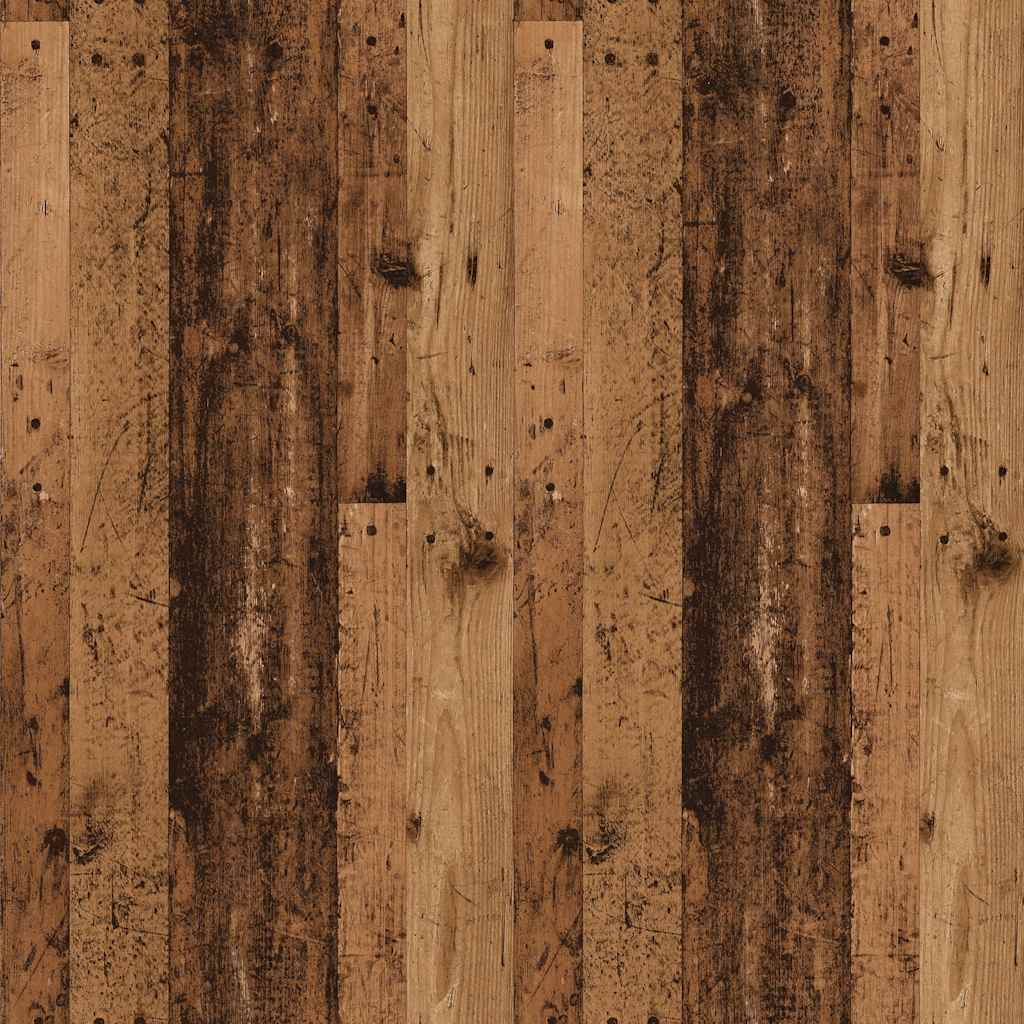 Escritorio De Esquina Madera Contrachapada Madera Envejecida