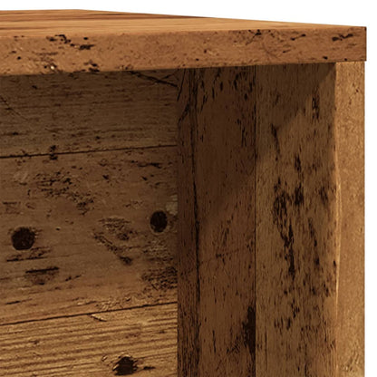 Mesas De Centro Apilables 2 Uds Madera De Ingeniería Envejecida