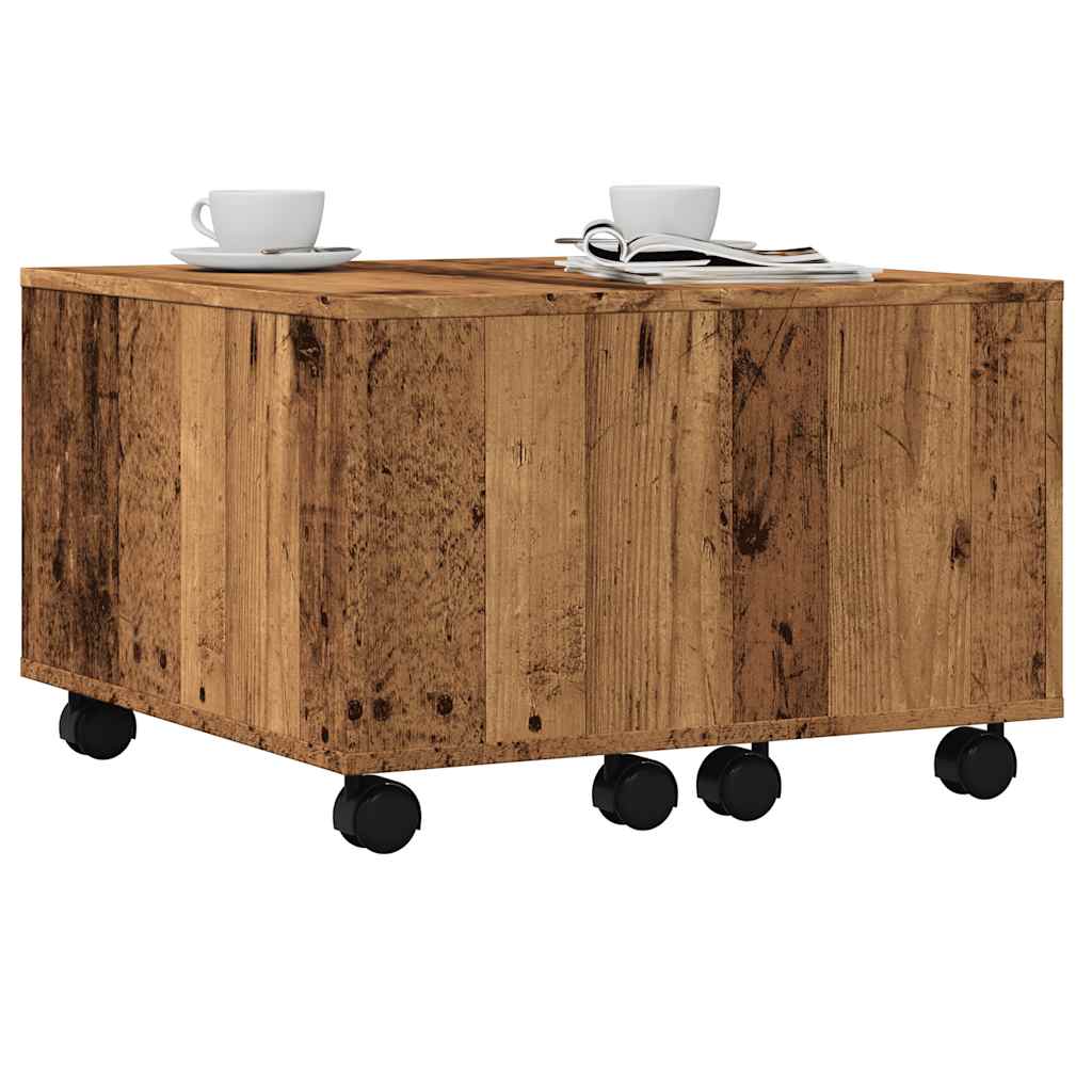 Mesa De Centro Madera Contrachapada 60X60X38 Cm
