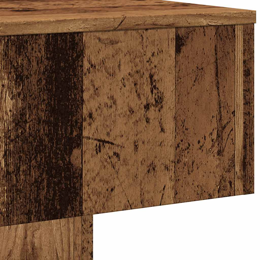 Mesa De Centro Madera De Ingeniería Envejecida 60X60X31,5 Cm