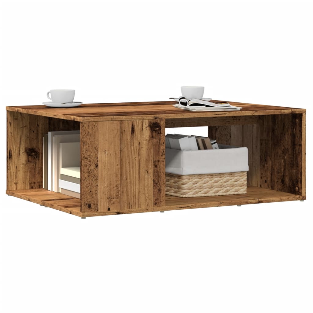 Mesa De Centro Madera De Ingeniería 90X67X33 Cm