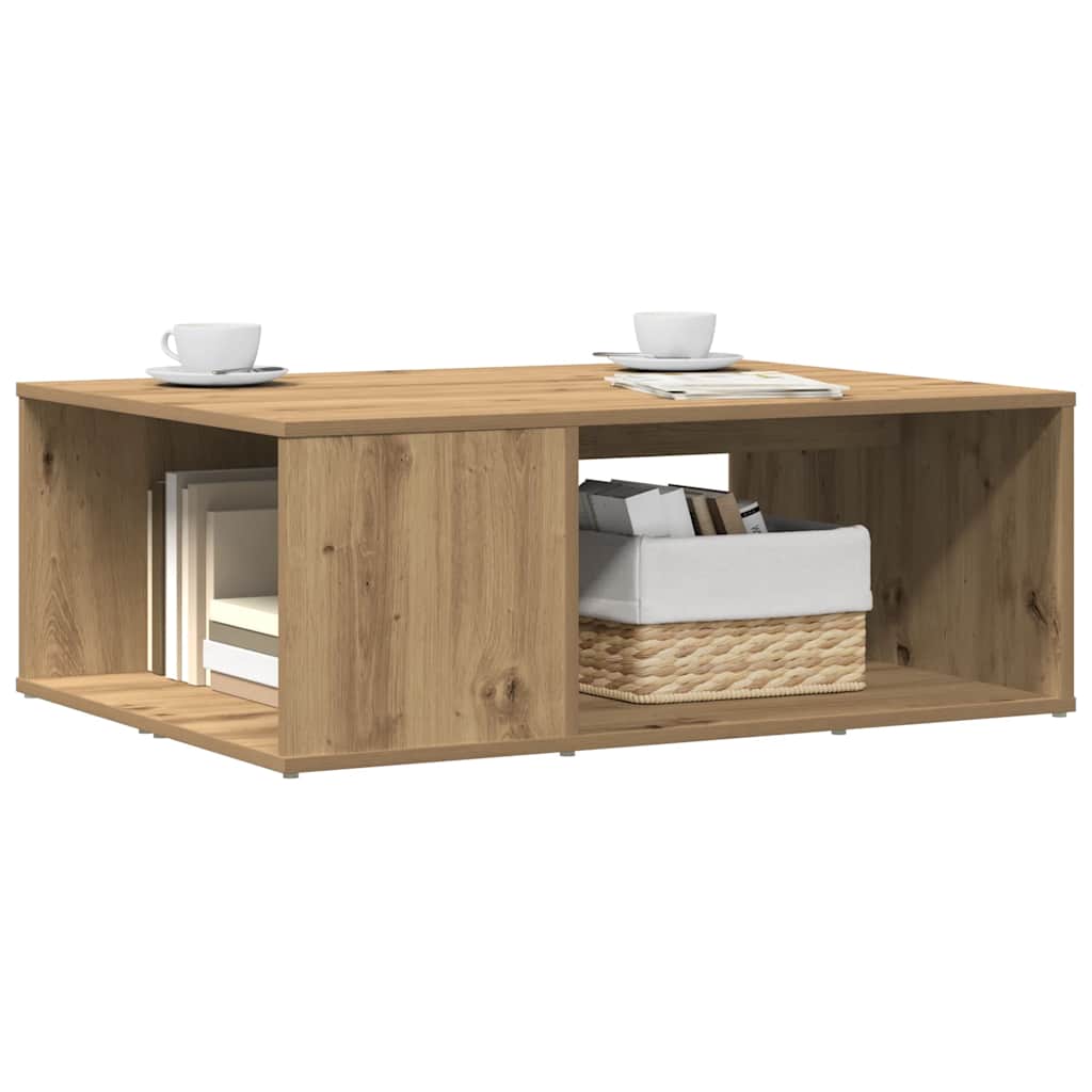 Mesa De Centro Madera De Ingeniería 90X67X33 Cm