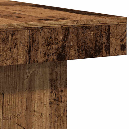Mesa De Centro Madera De Ingeniería Envejecida 90X90X28 Cm