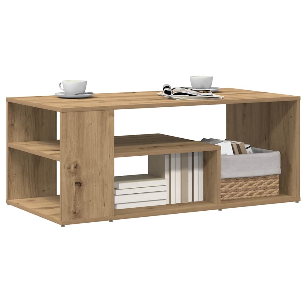Mesa De Centro Madera Contrachapada 100X50X40 Cm