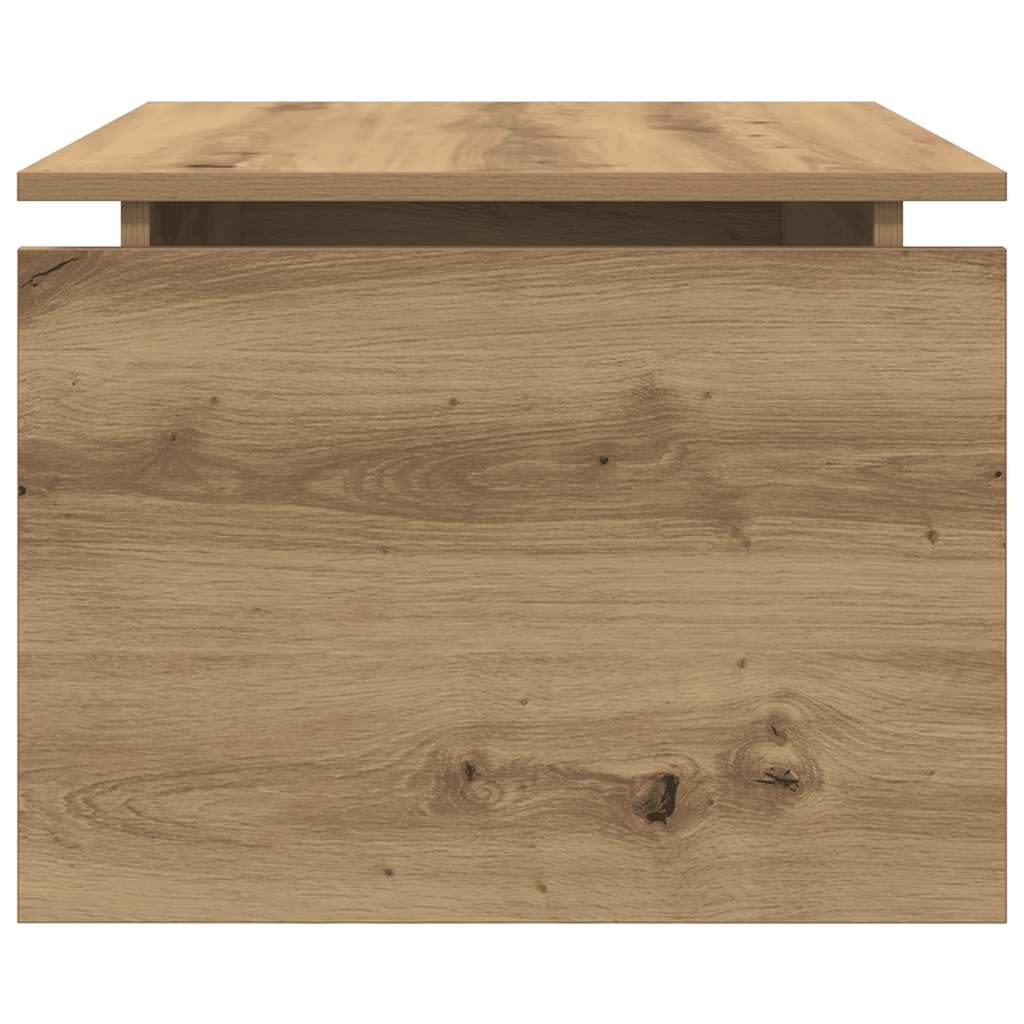 Mesa De Centro Madera De Ingeniería 68X50X38 Cm