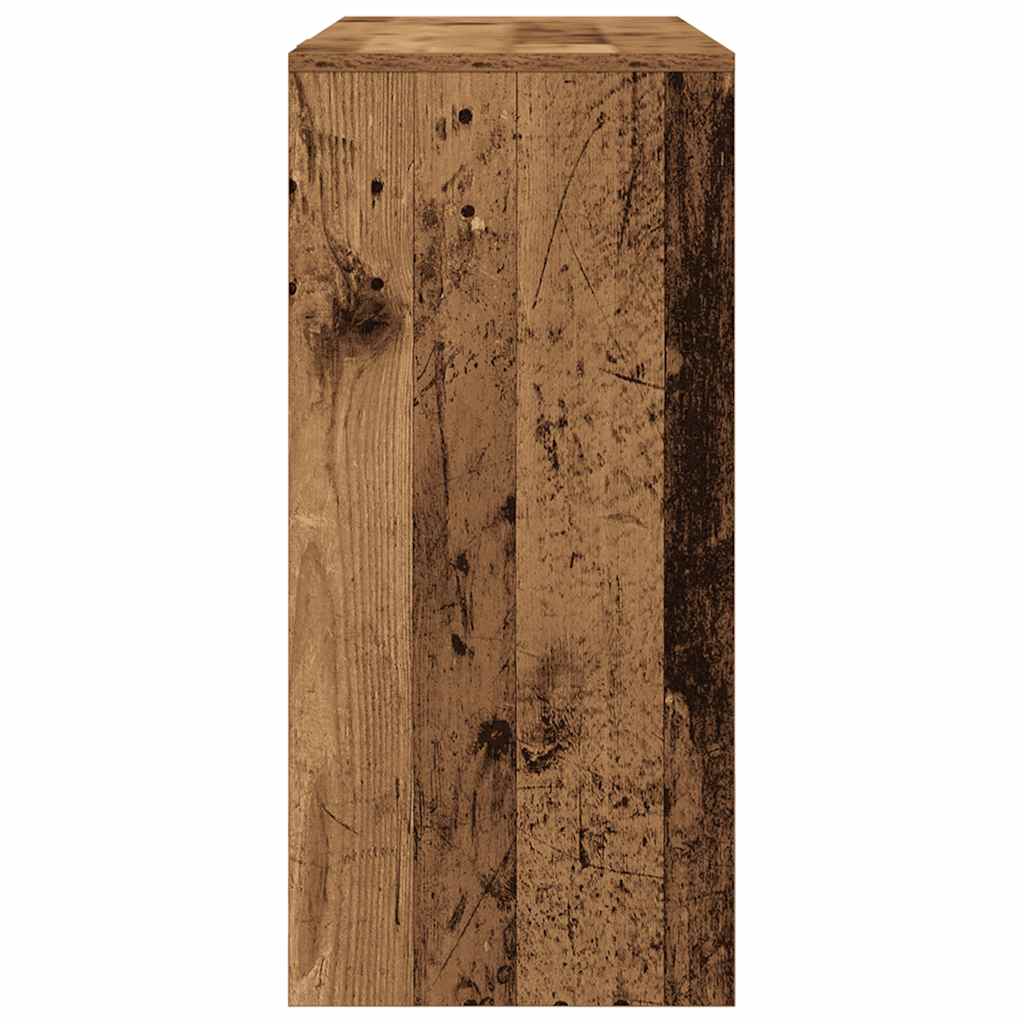 Escritorio Madera Ingeniería Madera Envejecida 102,5X35X75 Cm