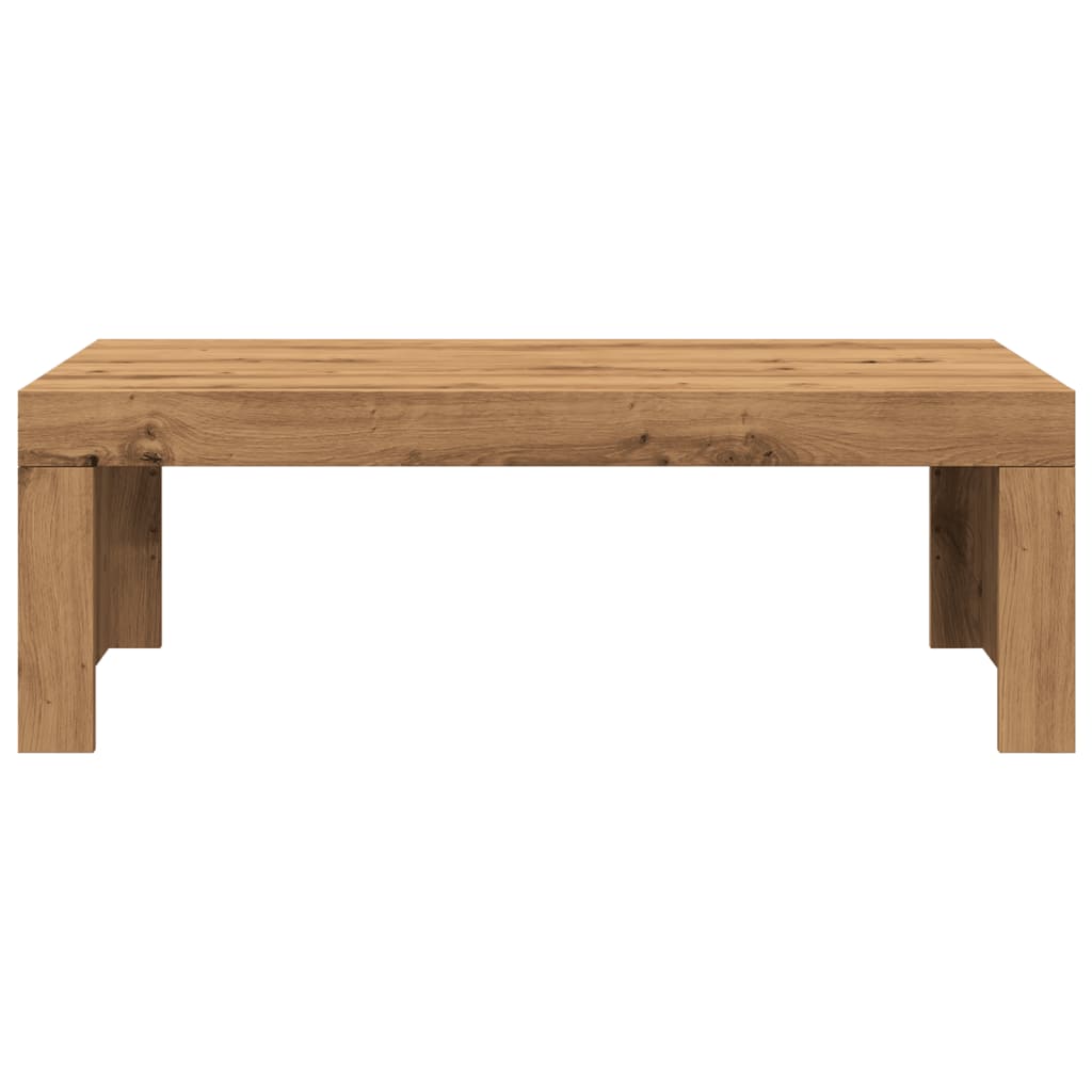 Mesa De Centro Madera De Ingeniería 102X50X35 Cm