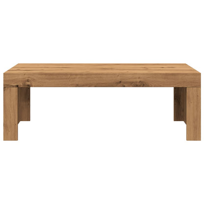 Mesa De Centro Madera De Ingeniería 102X50X35 Cm