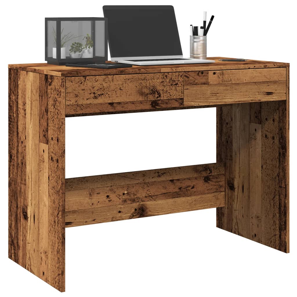 Escritorio De Madera De Ingeniería 101X50X76,5 Cm