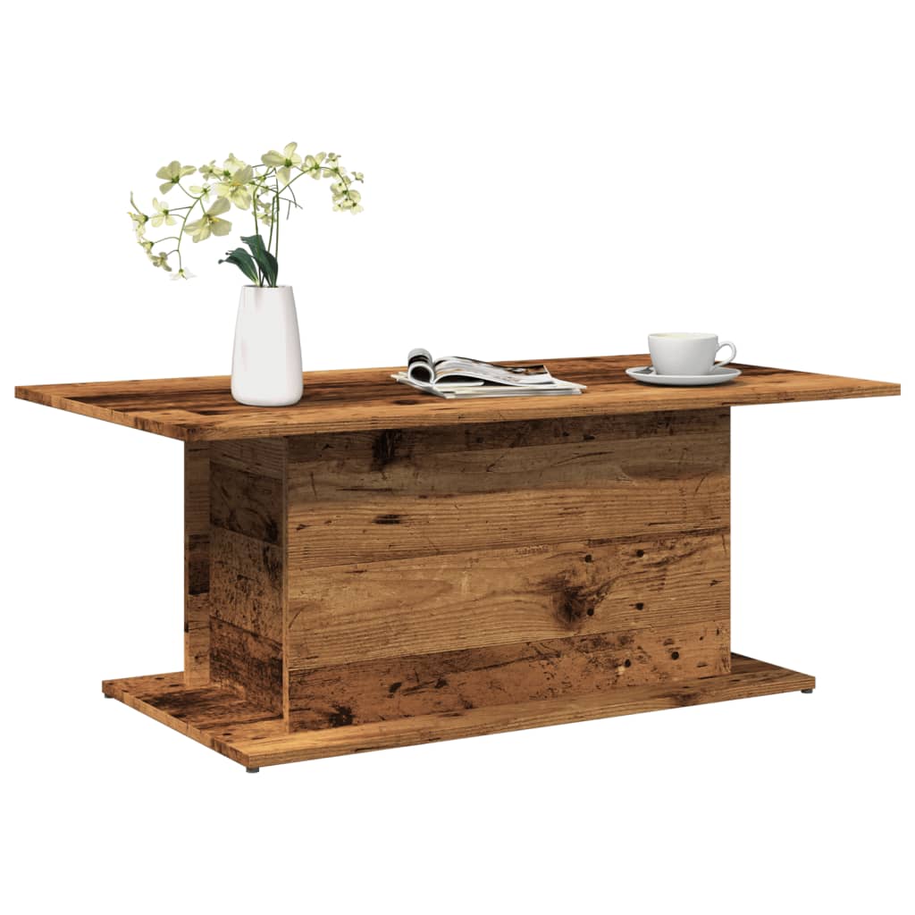 Mesa De Centro Madera Ingeniería 55,5X55,5X40 Cm