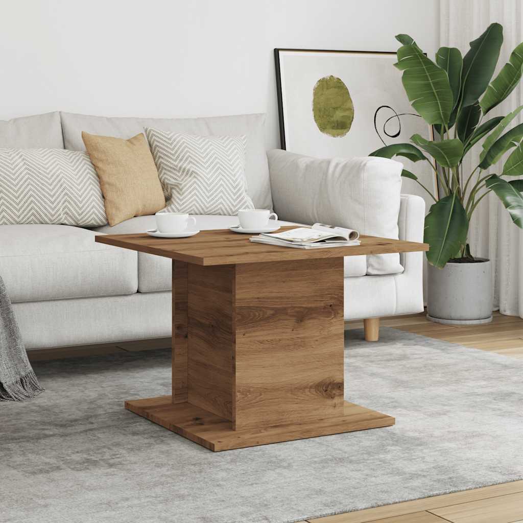 Mesa De Centro Madera Ingeniería 55,5X55,5X40 Cm