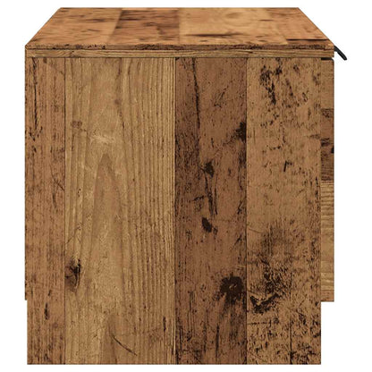Mueble Para Tv Madera Contrachapada Envejecida 80X35X36,5 Cm