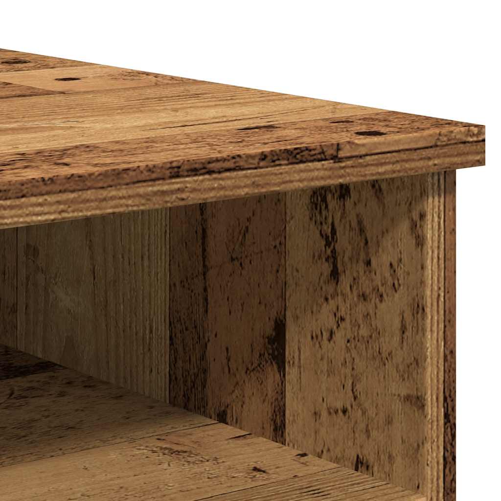 Mueble Para Tv Madera Contrachapada Envejecida 80X35X36,5 Cm