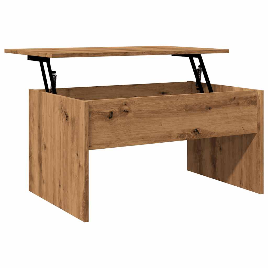 Mesa De Centro Madera Ingeniería 80X50,5X41,5 Cm