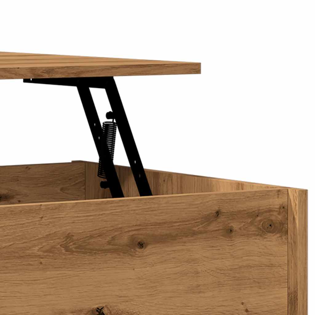 Mesa De Centro Madera Ingeniería 80X50,5X41,5 Cm