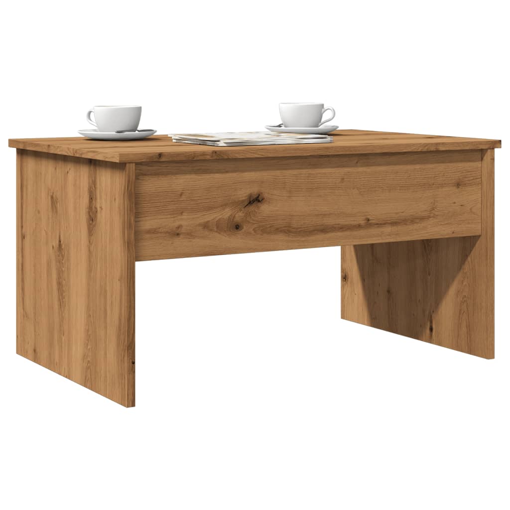 Mesa De Centro Madera Ingeniería 80X50,5X41,5 Cm