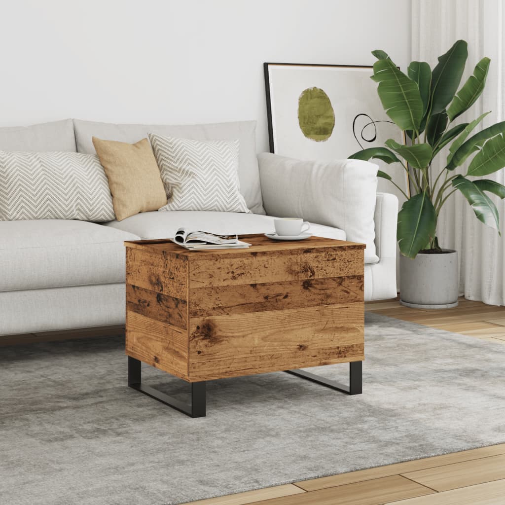 Mesa De Centro Madera Contrachapada 60X44,5X45 Cm