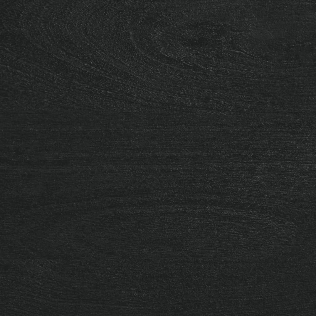 Mesa De Centro Madera Contrachapada Negro 80X50X40 Cm