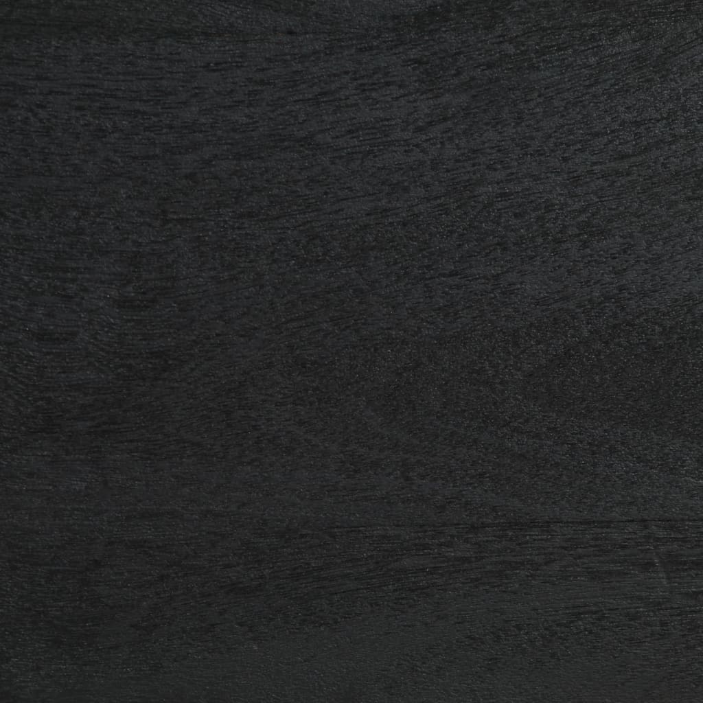 Mesa De Centro Madera De Ingeniería Negra 80X54X40 Cm