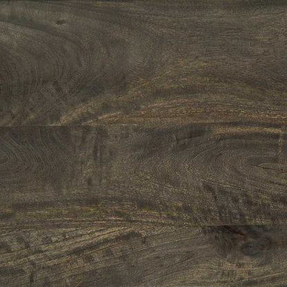 Mesa De Centro Madera Maciza De Mango Negra 80X50X40 Cm