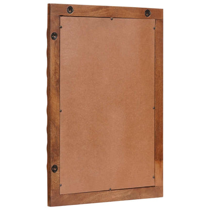Espejo De Baño Acabado De Acacia Marrón 50 X 70 X 2,5 Cm