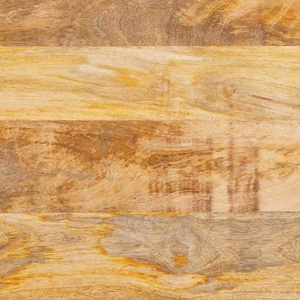 Espejo De Baño Marrón 50 X 2,5 X 70 Cm Madera De Mango Maciza