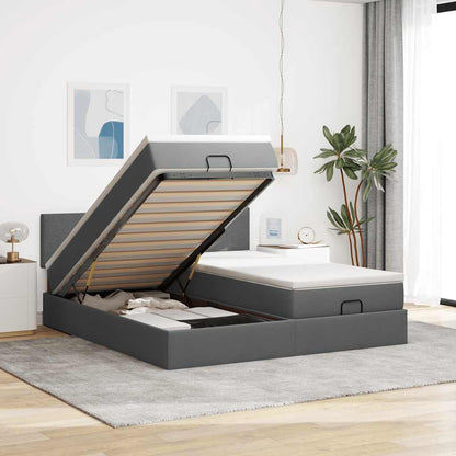 Estructura Cama Otomana Colchones Tela 200X200Cm