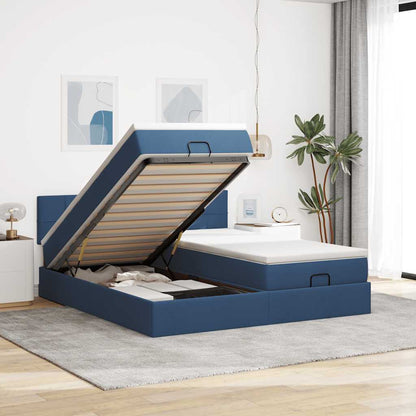 Estructura Cama Otomana Colchones Tela 200X200Cm