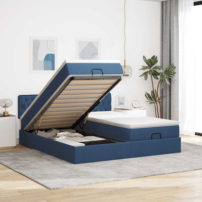 Estructura Cama Otomana Colchones Tela 200X200Cm