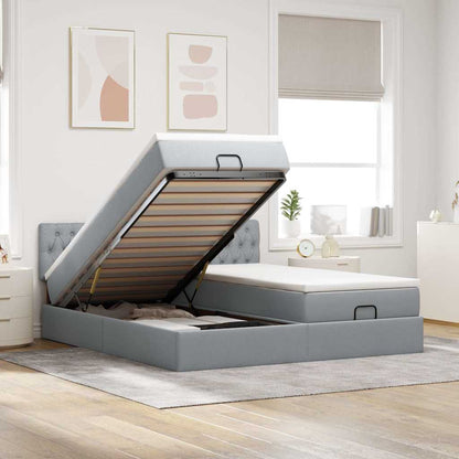 Estructura Cama Otomana Colchones Tela 200X200Cm