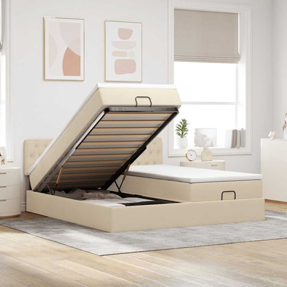 Estructura Cama Otomana Colchones Tela 200X200Cm