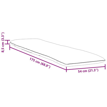Tumbona Plegable 175X54X8,5 Cm Tejido Oxford