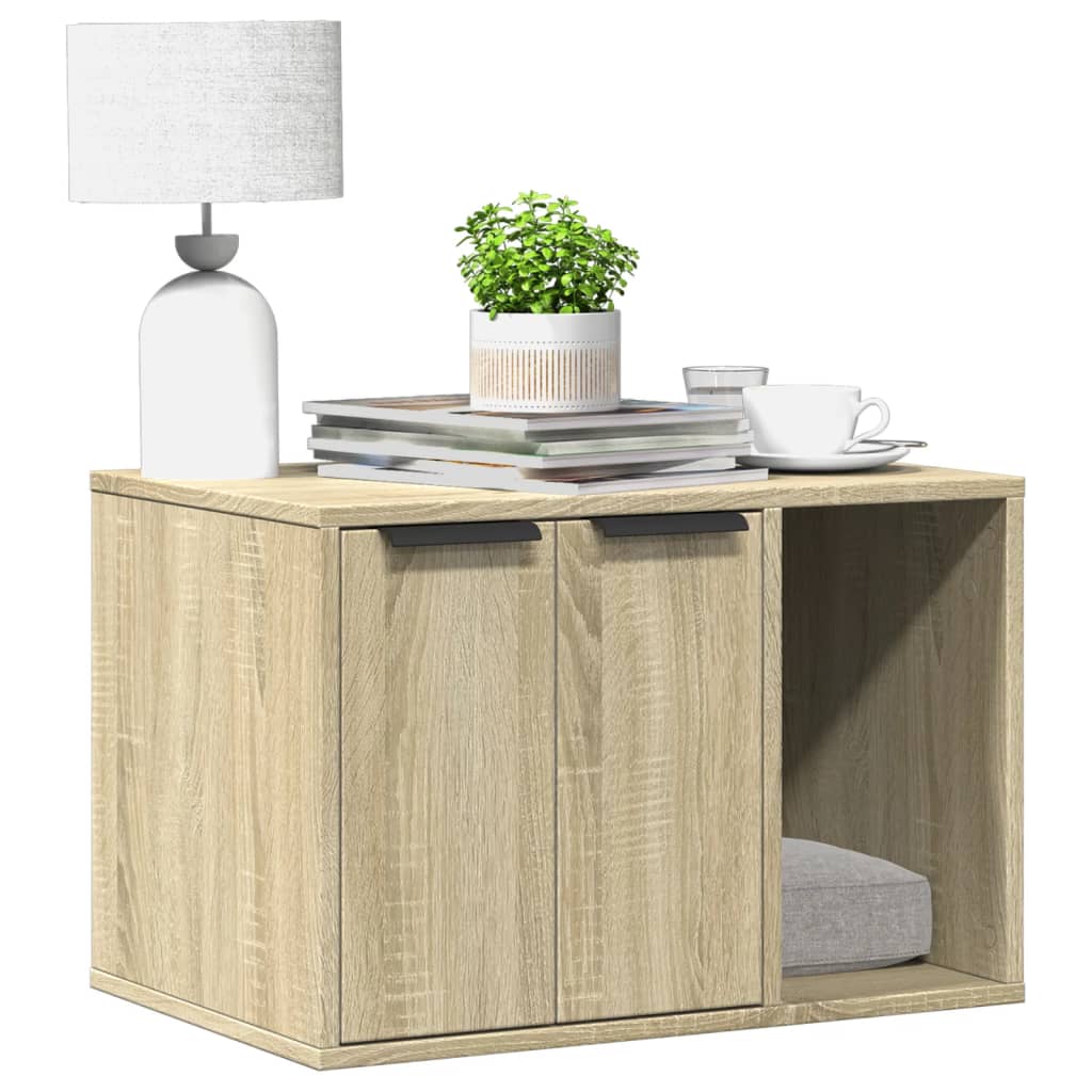 Mueble Arenero Para Gatos Madera
