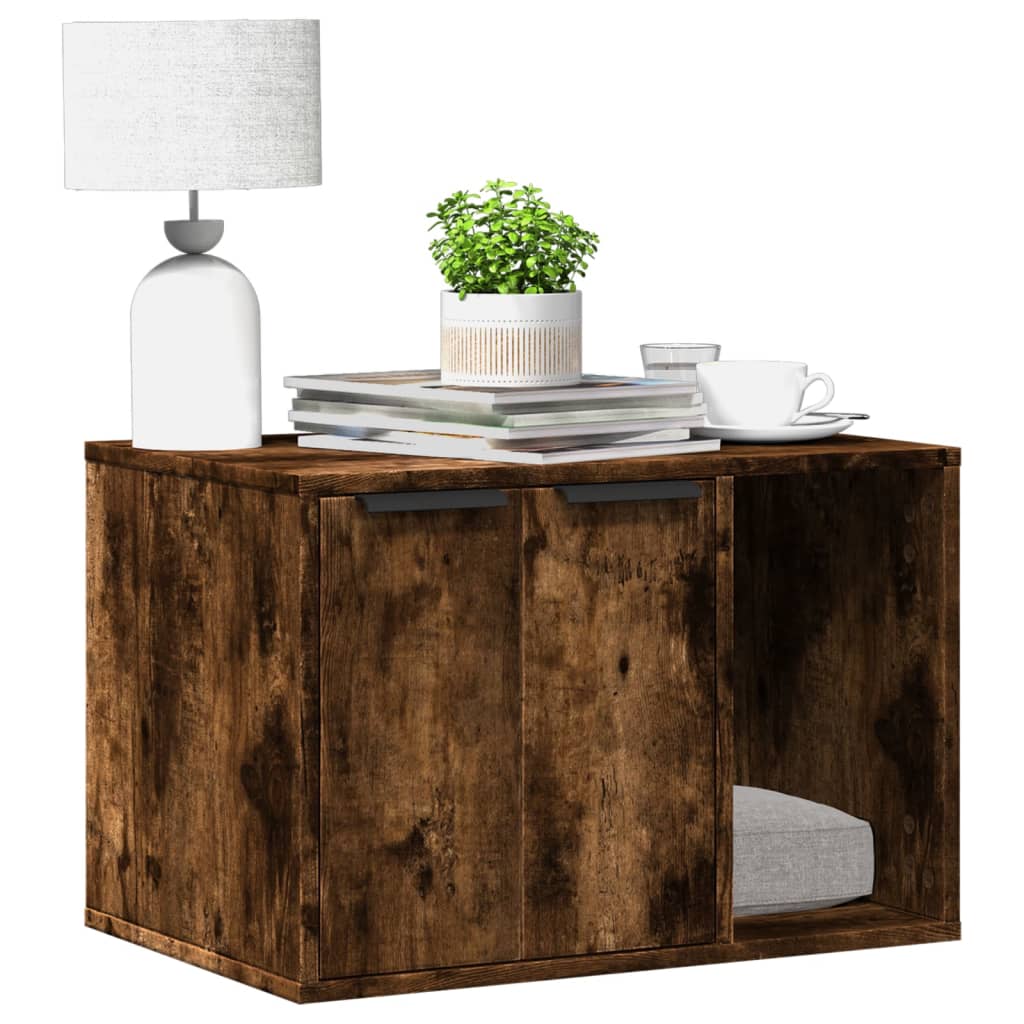 Mueble Arenero Para Gatos Madera
