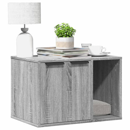 Mueble Arenero Para Gatos Madera