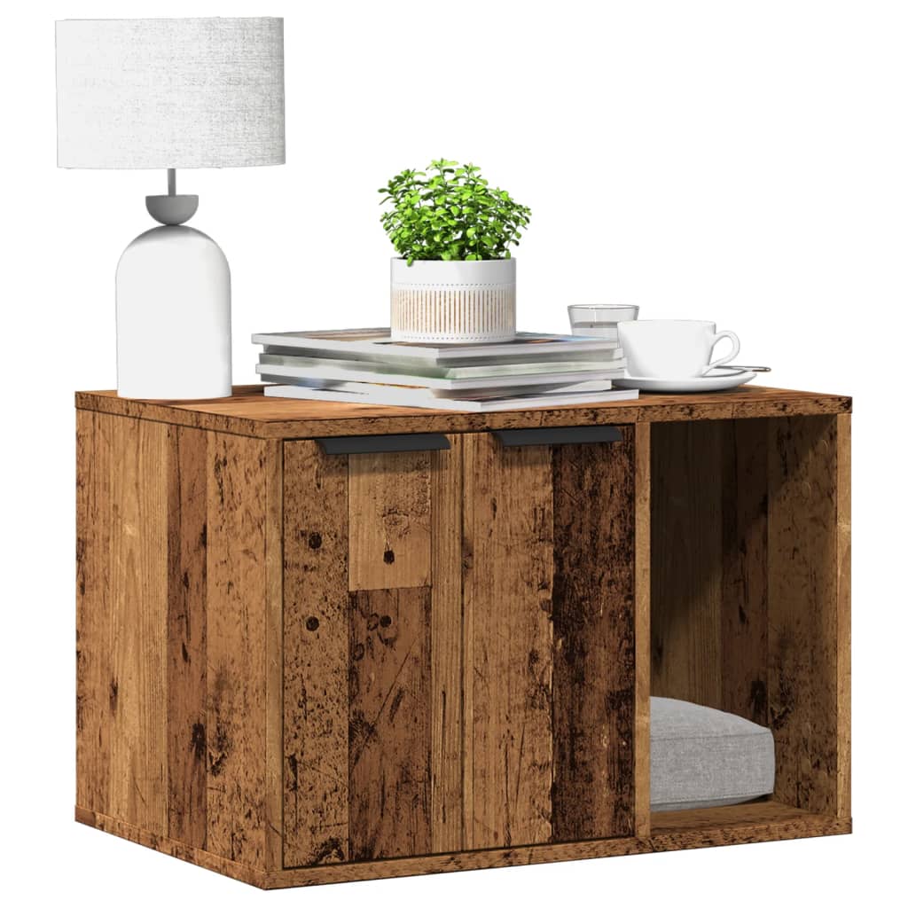 Mueble Arenero Para Gatos Madera