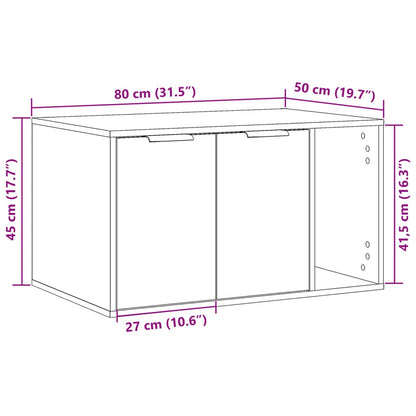 Mueble Arenero Para Gatos Madera