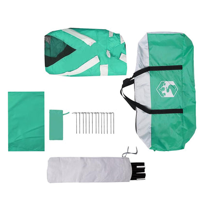 Carpa Para Piscina Con Desmontables Y Paredes Verde