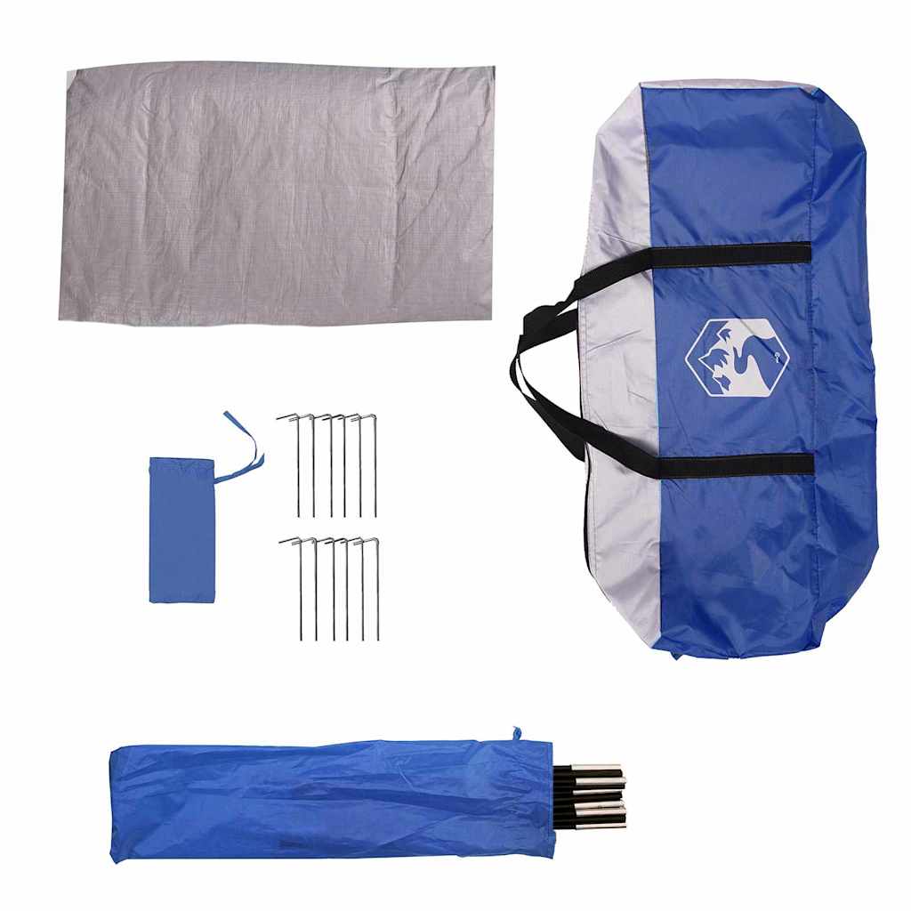 Tienda De Piscina Con Techo Azul Azure