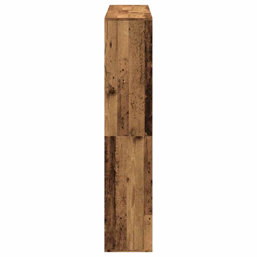 Estantería De Madera De Ingeniería Envejecida 132X29X141,5 Cm