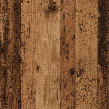 Estantería De Madera De Ingeniería Envejecida 132X29X141,5 Cm