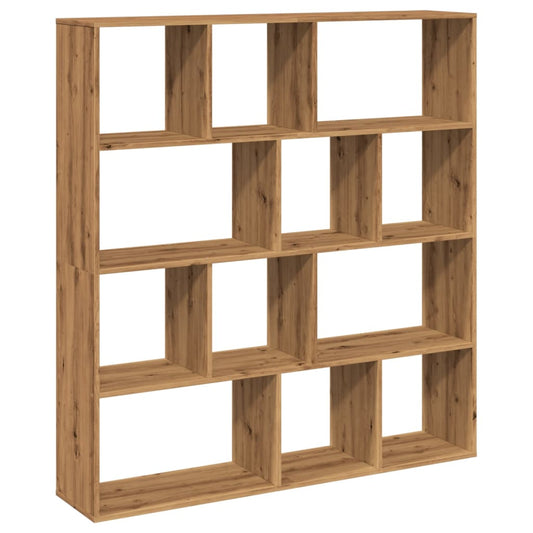 Estantería Madera De Ingeniería Roble Artisian 132X29X141,5 Cm