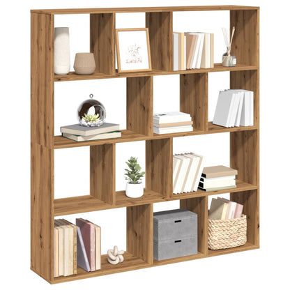 Estantería Madera De Ingeniería Roble Artisian 132X29X141,5 Cm