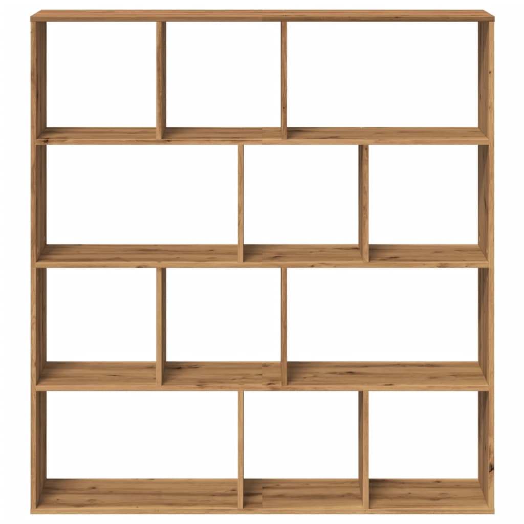 Estantería Madera De Ingeniería Roble Artisian 132X29X141,5 Cm