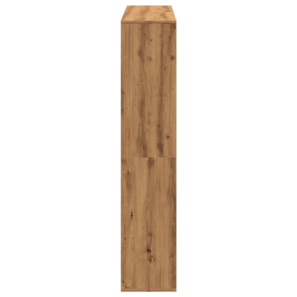 Estantería Madera De Ingeniería Roble Artisian 132X29X141,5 Cm