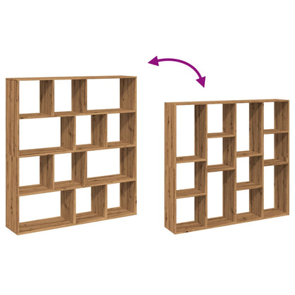 Estantería Madera De Ingeniería Roble Artisian 132X29X141,5 Cm