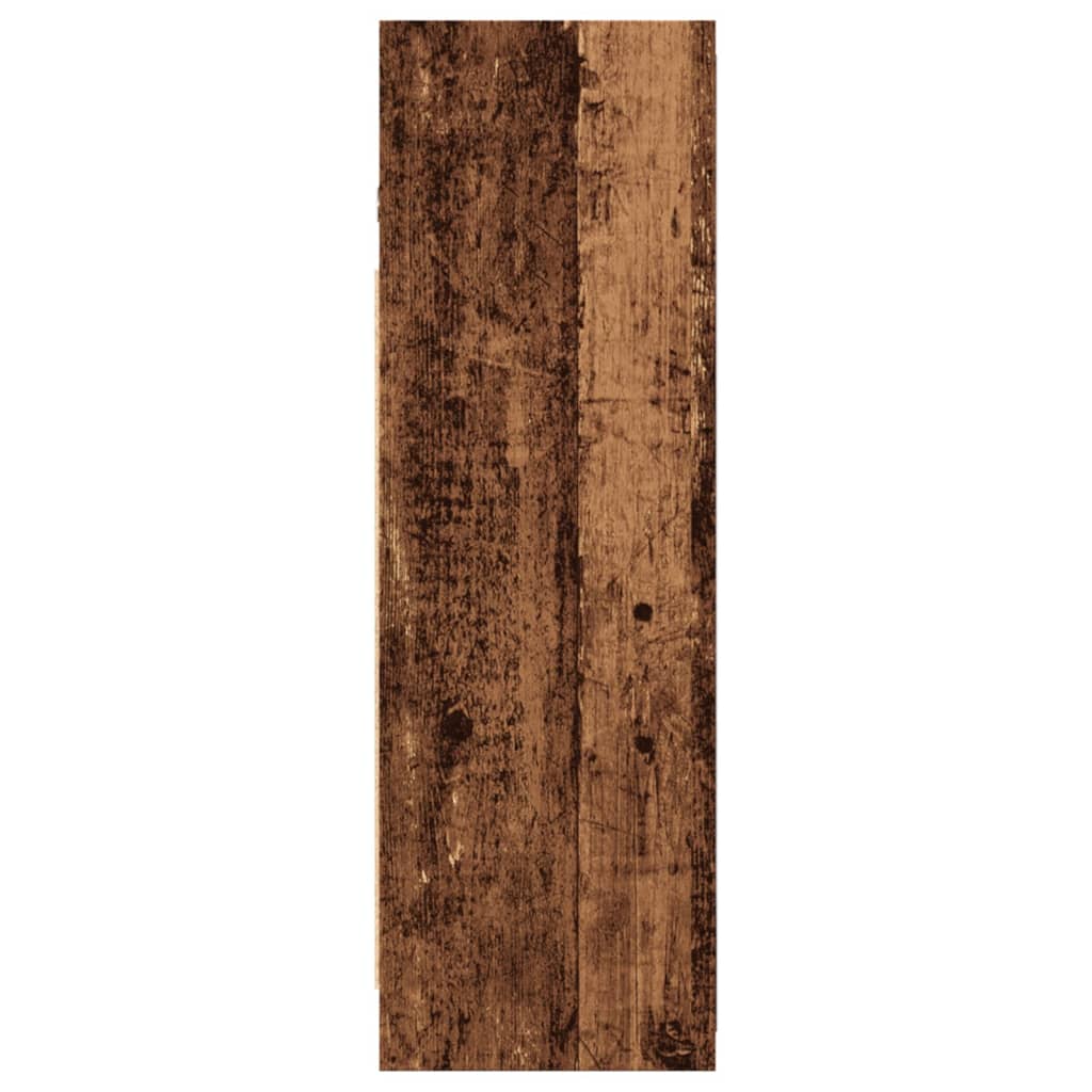 Armario Espejo De Baño Madera Envejecida 62,5X20,5X64 Cm