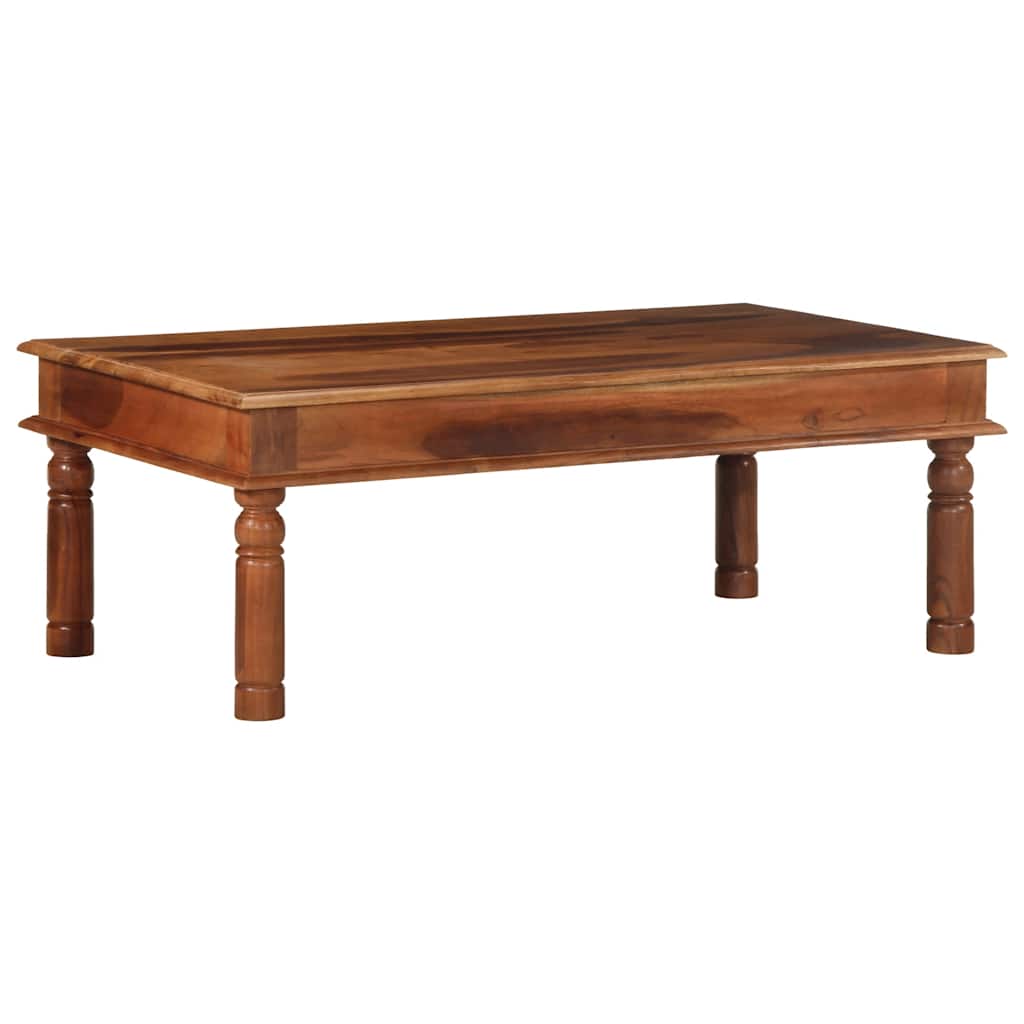 Mesa De Centro De Madera Maciza Acacia